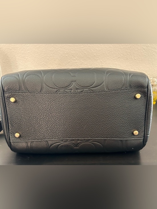 Coach Large Rowan Satchel Bag Signature Leather - Picture 5 of 6